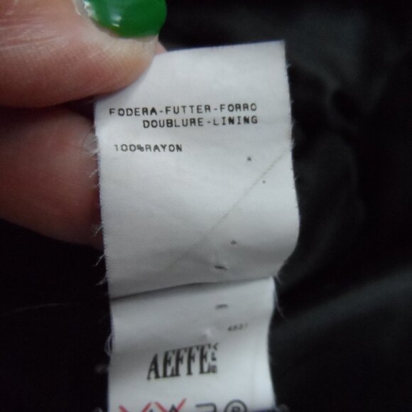 Moschino Cheapandchic Black 100% Virgin Wool Front Button Belted Coat Size US 6 - Picture 14 of 16